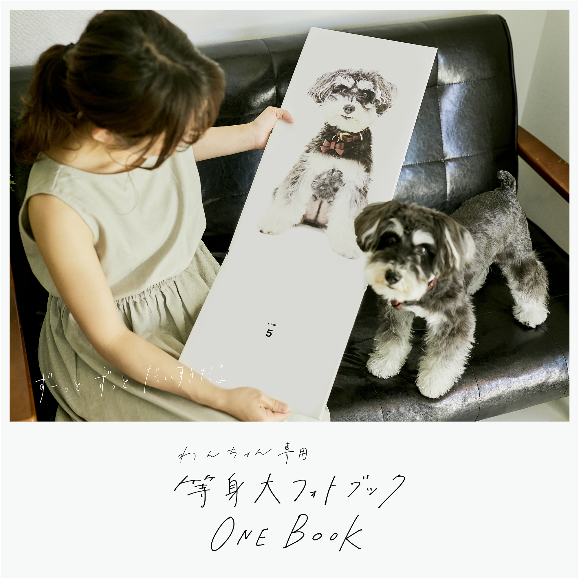 わんちゃん専用 等身大フォトブック